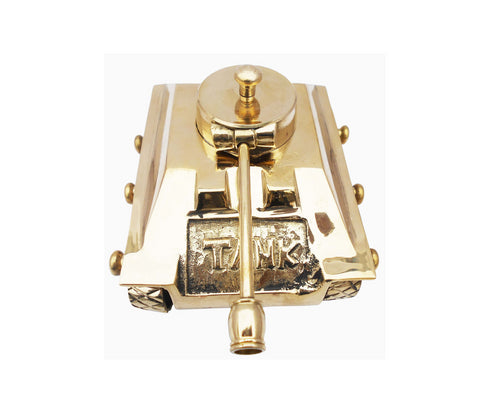 Brass Tank Miniature For Children Playing 0.86Kg